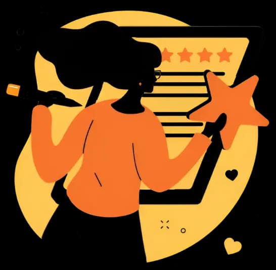 Illustration of structured feedback and evaluation